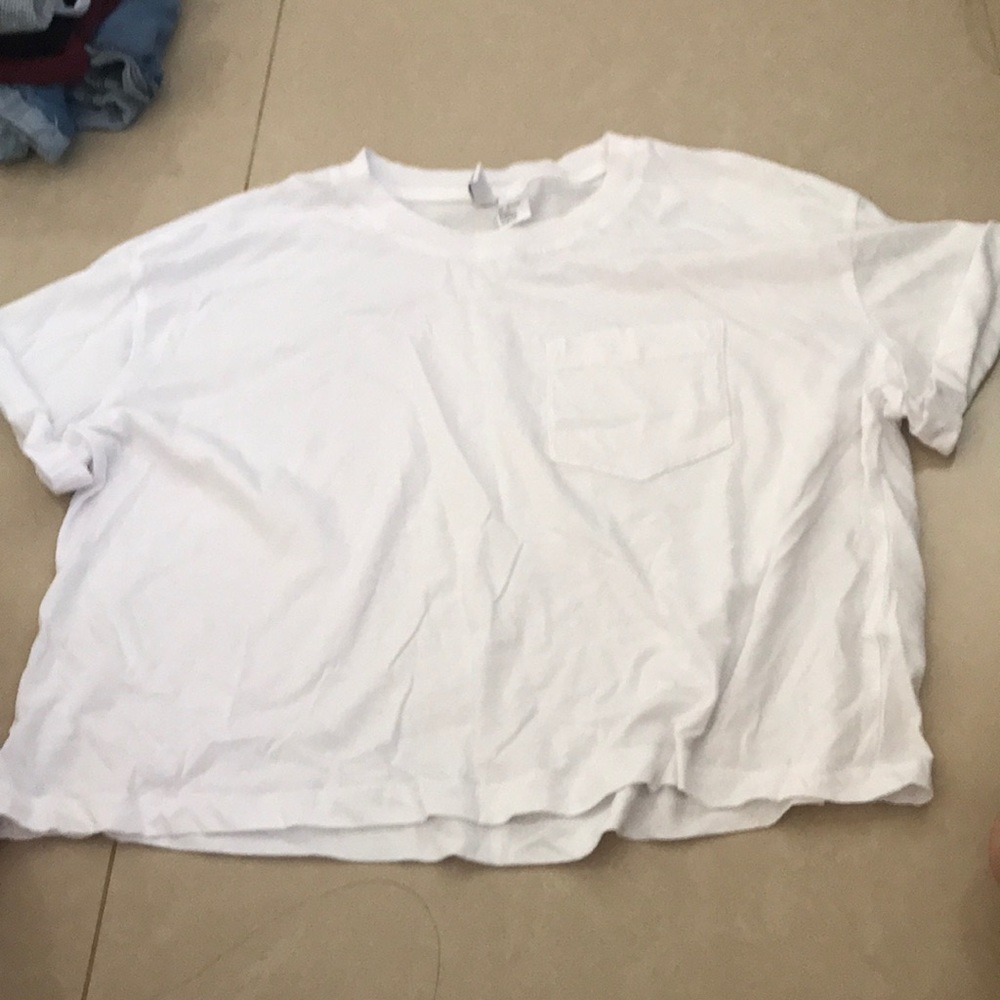 H&M white pocket tee.